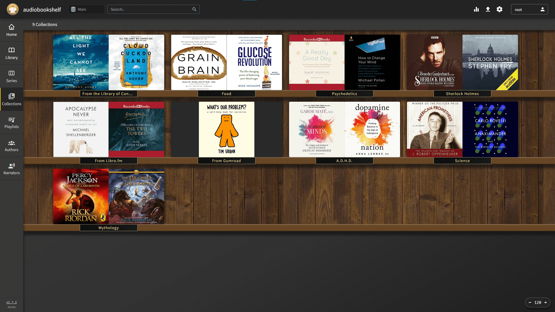 Collections view