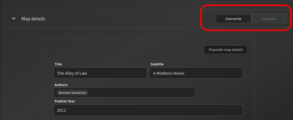 Open dropdown